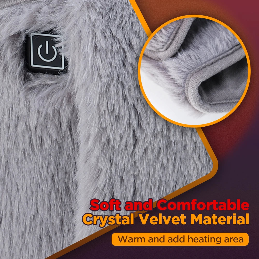 Electric Heating Pad Multifunctional Physiotherapy Heating Blanket Cushion 10 Levels Temperature Timing Body Back Warmer Winter