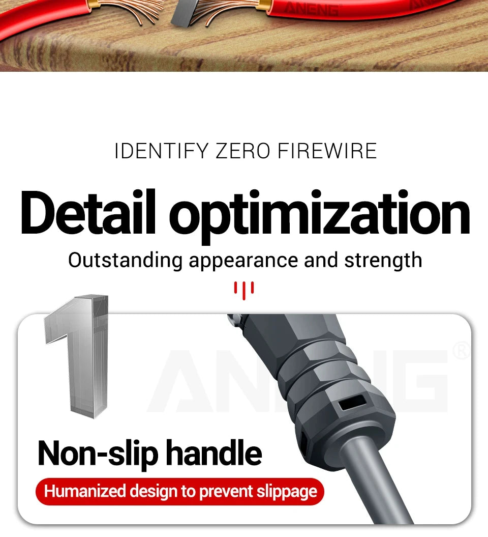 Quickly and safely test electrical circuits with this multifunctional electrician test screwdriver—AC non-contact induction pen for accurate voltage detection!