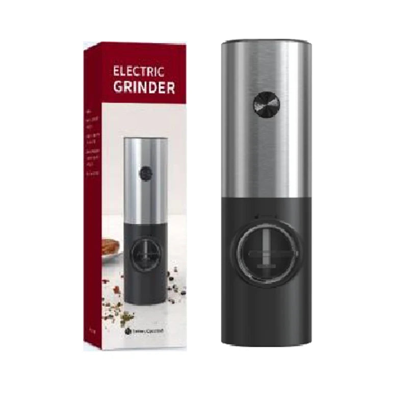 Elevate your kitchen game with this electric automatic salt and pepper grinder set—seasoning made easy and stylish!