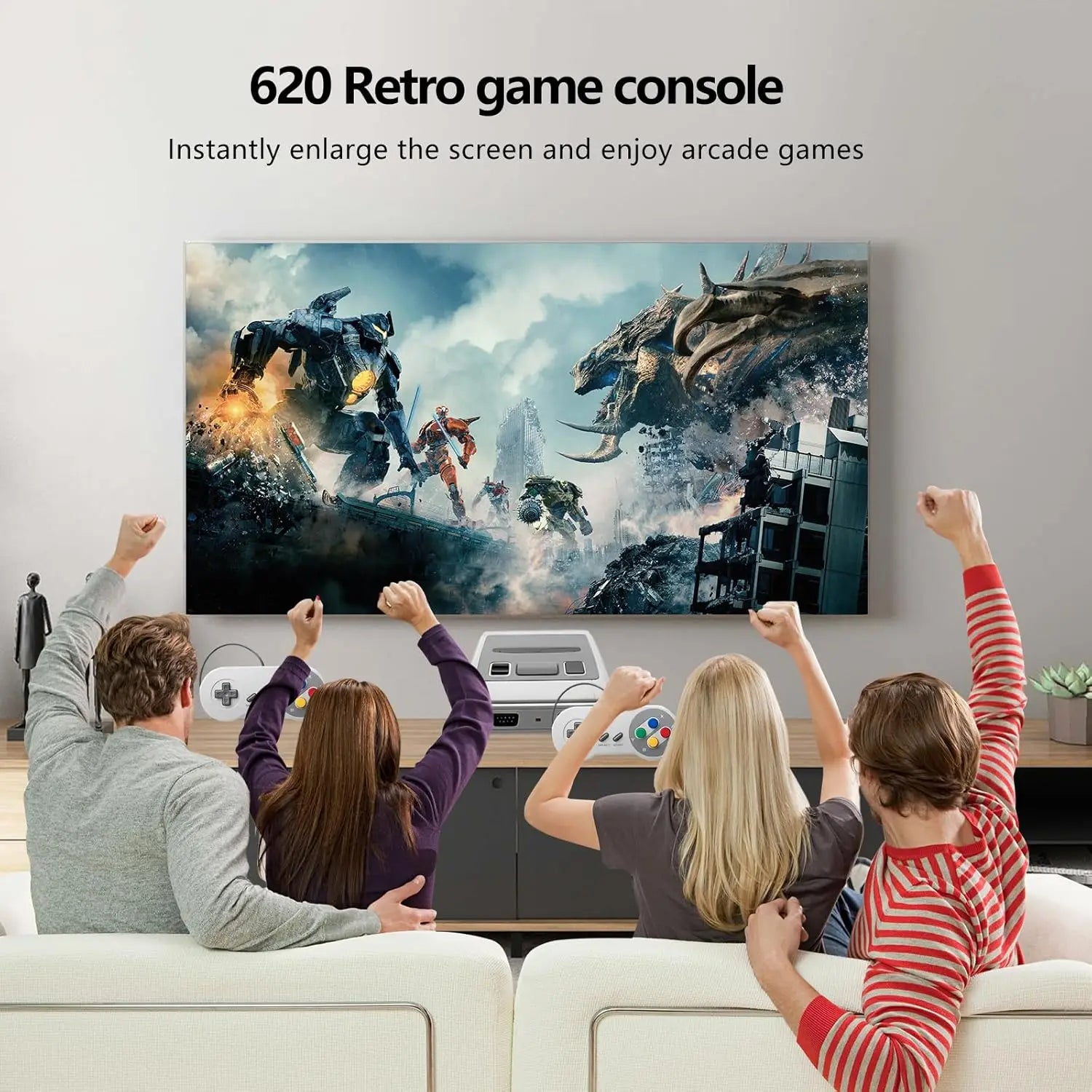 Retro Game Console  (620 Classic Games)
