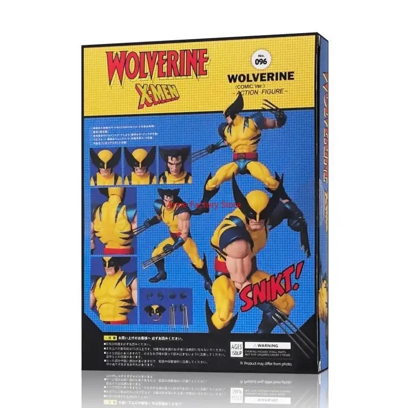 New Ct Toys Wolverine Action Figure MAFEX No.096 Anime Figures X-Men Figurine Deadpool Wolverine PVC Statue Ornament Model Toys