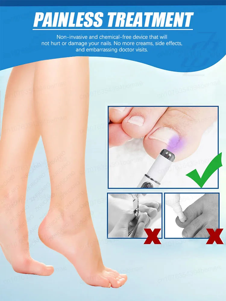 Nail polish lamp for bad nails