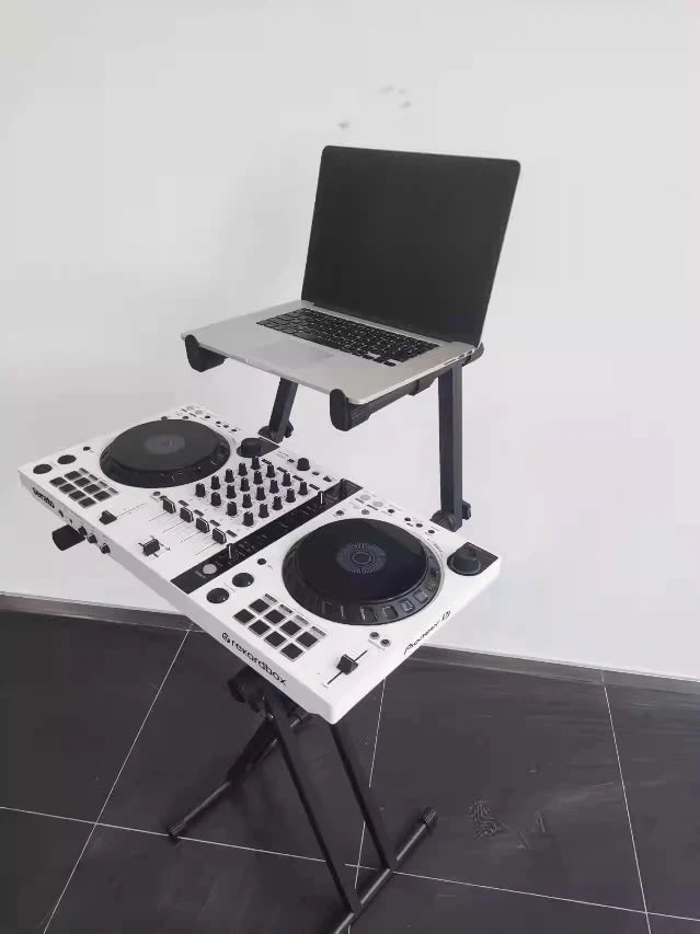 X-pe DJ Disk Joey Digital Controller Stand Bar Cuter Double Pipe Instrument Ra Piano Keyboard Holder DIY Brand