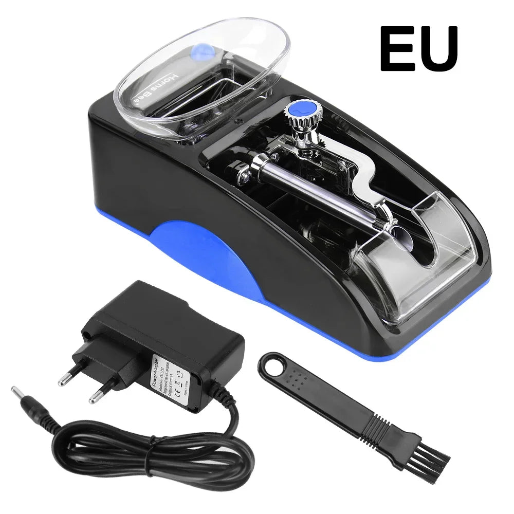 1PC Cigarette Rolling Machine Tobacco Roller Smoking Accessories EU US Plug DIY Injector Maker Smoking Tool Electric Automatic