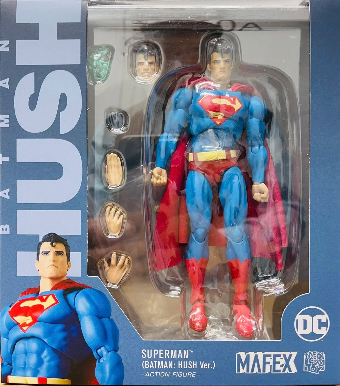 New in Stock Re-release MAFEX No.117 Mafex 126 Batman Superman Hush Ver. Action Figure Anime Model Toys Favorite Gifts