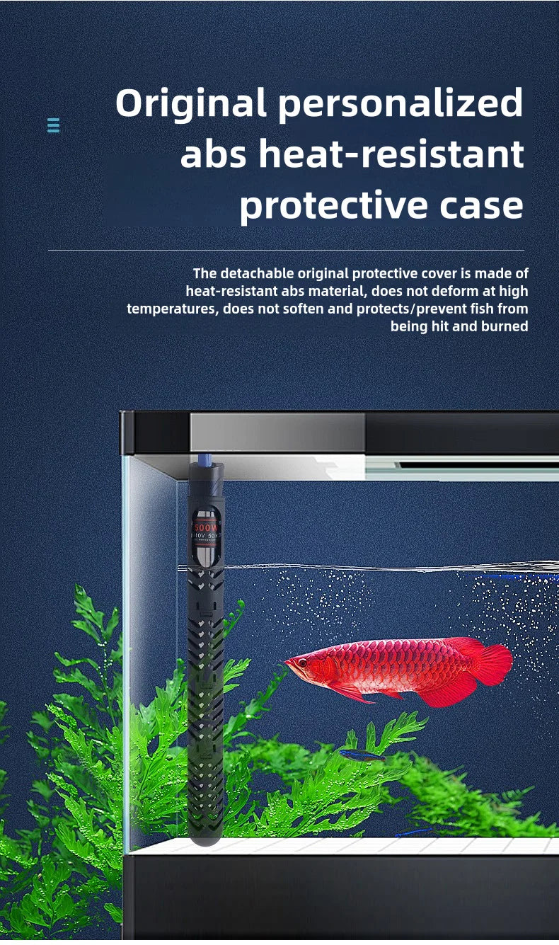 Fish tank heating rod, automatic constant temperature heater, small electric heating rod for tropical fish, aquarium heating rod