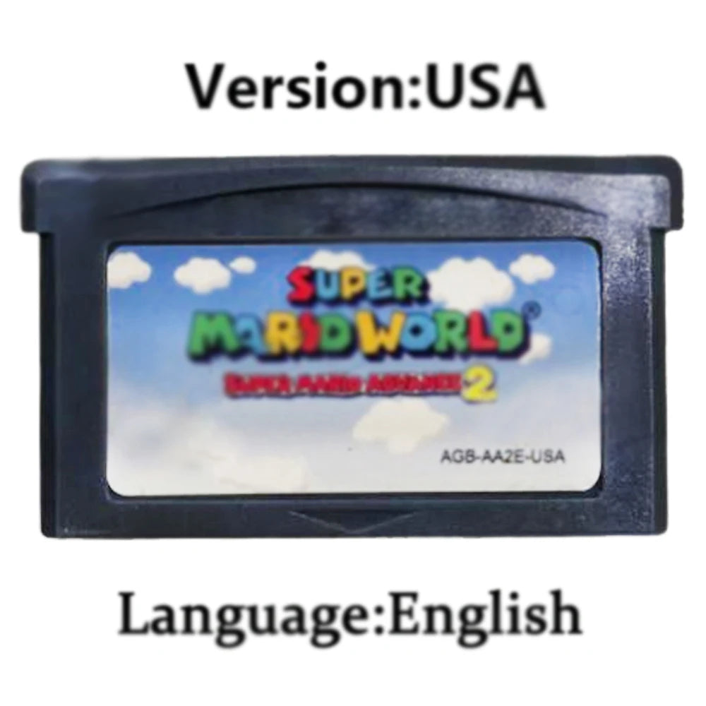 Mario GBA Games cards EUR USA Version
