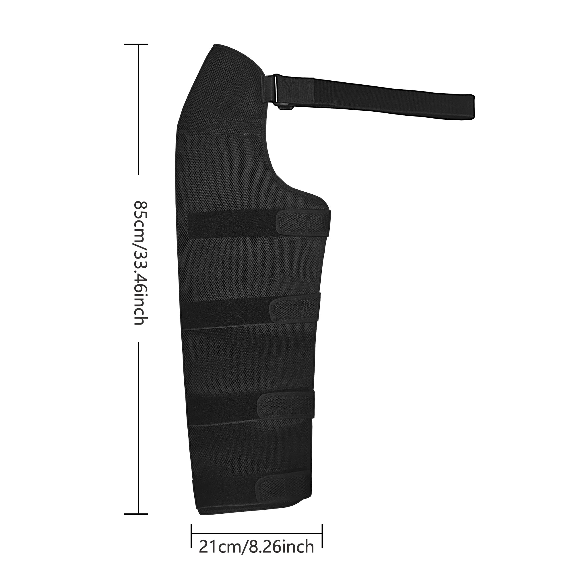 Long Hip Leg Heating Pad with Vibration Massager Leg Warmer Electric Heated Leg Wrap for Hip & Thigh & Knee & Calf Pain Relief