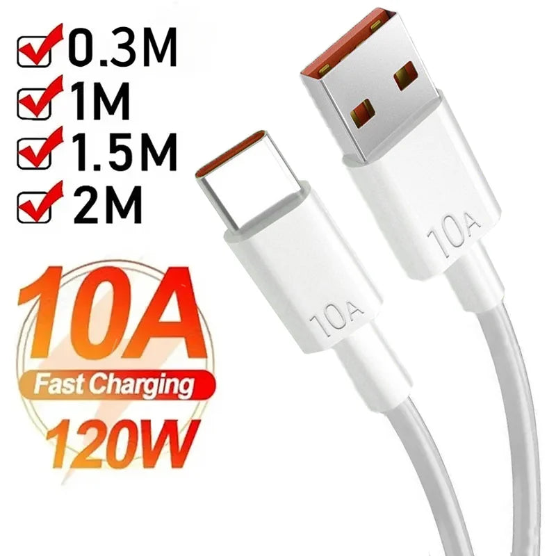 Charge your devices quickly and efficiently with this Type-C super fast charging cable—durable and designed for high-speed power delivery!