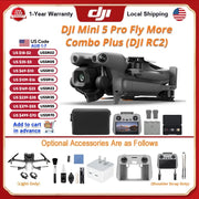 DJI Mini 5 Pro Fly More Combo Plus FPV Drone With Camera Strobe Light & Charger & Cleaning Kit Mini Drones 4k Professional Omnidirectional Obstacle Sensing ActiveTrack