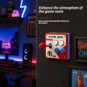 Novelty Retro Arcade Joystick Light Switch Cover 3d Printed Punch Free Wall Decor Unique Housewarming Birthday Gift