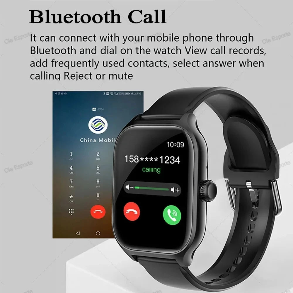 Stay connected and stylish with this versatile smartwatch compatible with both Android and iOS devices!