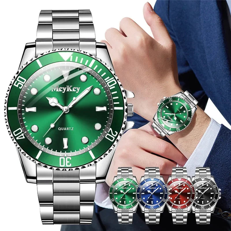 1PC Surprise Mystery Watch Blind Box-Fashion Large Dial Men Business Watches Casual Clock Sports Quartz Wristwatch（Without Box）