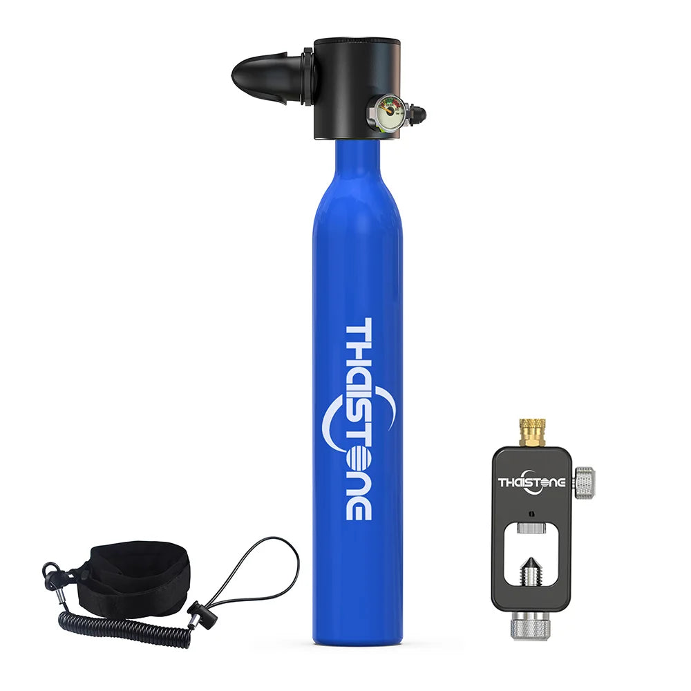 THAIITONEE-Mini Scuba Diving Tank, Underwater Swimming Swimmer, Cylinder Equipment, Dive Bottle, Oxygen, 0.5L, 5-10 Minutes