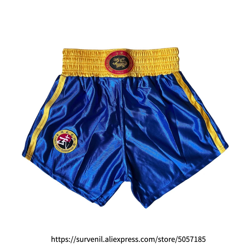Muay Thai Shorts Quick Dry Boxing Clothes Men Women Kids Sanda Wushu Uniform Gym Martial Arts MMA Suit Boxing Shorts and Vest