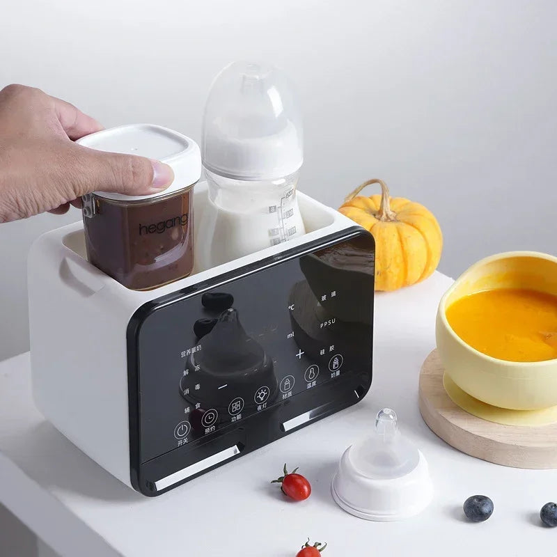 Keep your baby's milk at the perfect temperature with this fast, multifunctional baby bottle warmer—featuring accurate temperature control and a convenient timer, ideal for newborns!