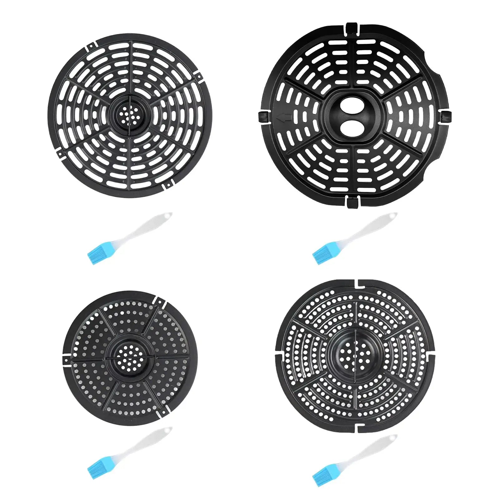 Air Fryer Basket Replacement Grill Air Pan for Power Dash Parts Crisper Plate Non-Stick Fry Pan Kitchen Airfryer Accessories