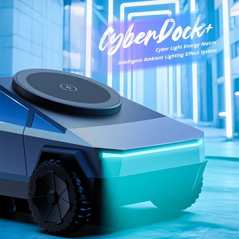 Cybertruck multifunctional 3-in-1 wireless charger—perfect for iPhone, iWatch, and AirPods!