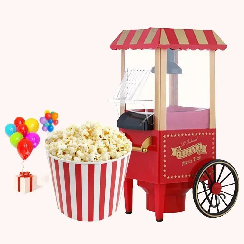 Make popcorn effortlessly at home with this fully automatic electric popcorn maker—enjoy the experience of freshly popped corn anytime!