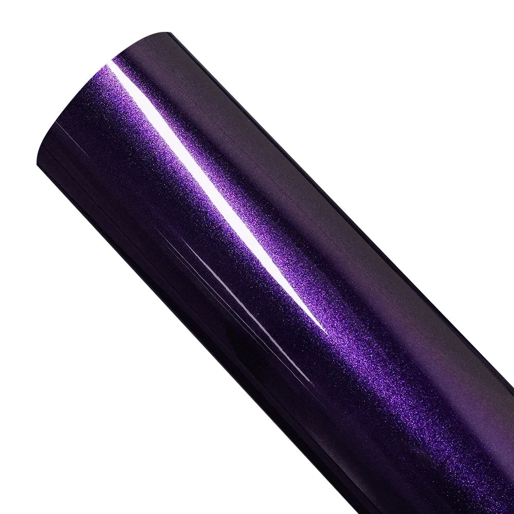 PET Diamond Purple&Gold Car Vinyl Film PVC Waterproof Scratch Resistant Sticker Motorcycle Auto Body Exterior Decoration Film