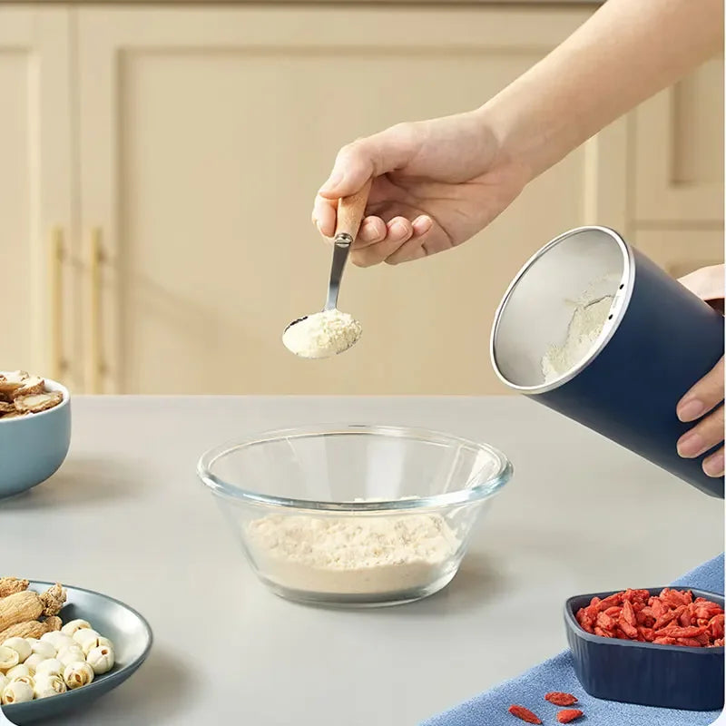 2024 New Portable Coffee Grinder Household Small Grain Grinder 8 Knife Stainless Steel Nut Bean Grain Grinding Mixer