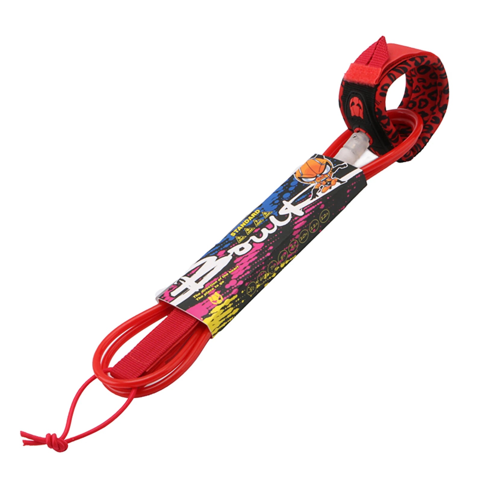 Surf Leash 7mm Thick 6ft/8ft Straight Surfboard Leash SUP Leg Rope 7mm Thick TPU Cord Sup Leash