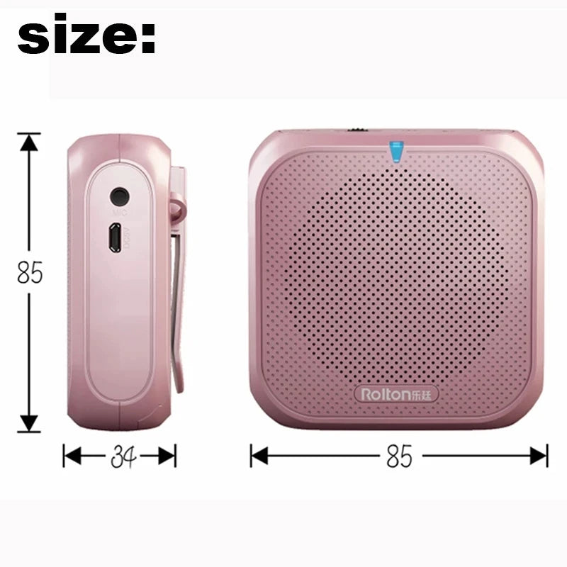 Enhance your sound with this all-in-one microphone loudspeaker and voice amplifier recorder—perfect for clear presentations, performances, and recordings!