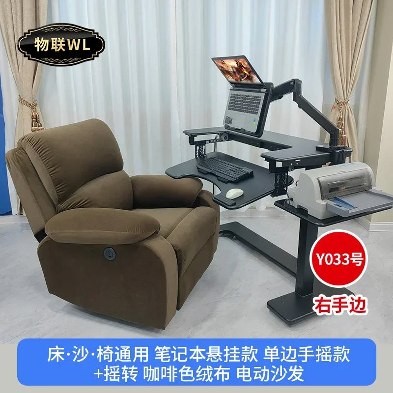 Computer desk bed notebook desktop computer desk bedside table lifting table lazy table cockpit suspension bracket