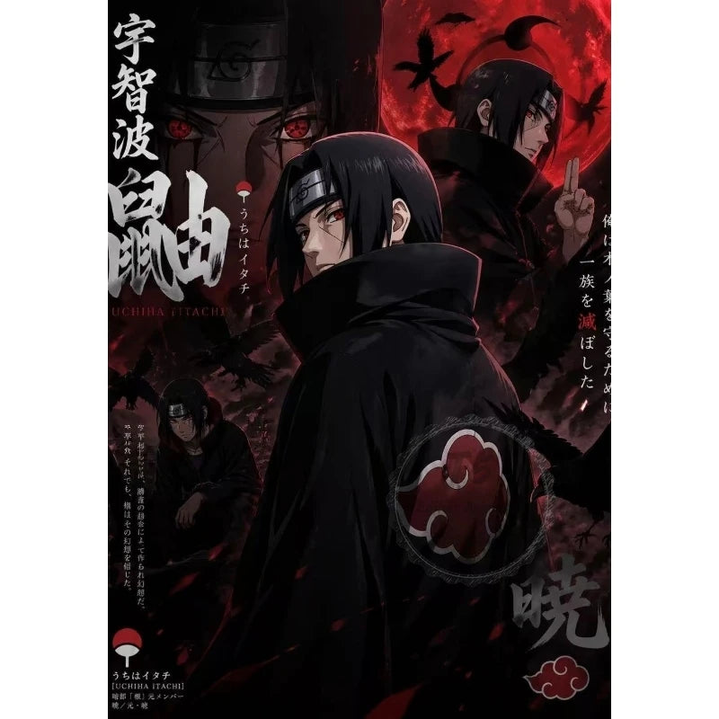 Classic N-Naruto Anime HD Art Poster, Decorative Wall Painting, Home Decoration for Living Room Bedroom, Perfect Gift