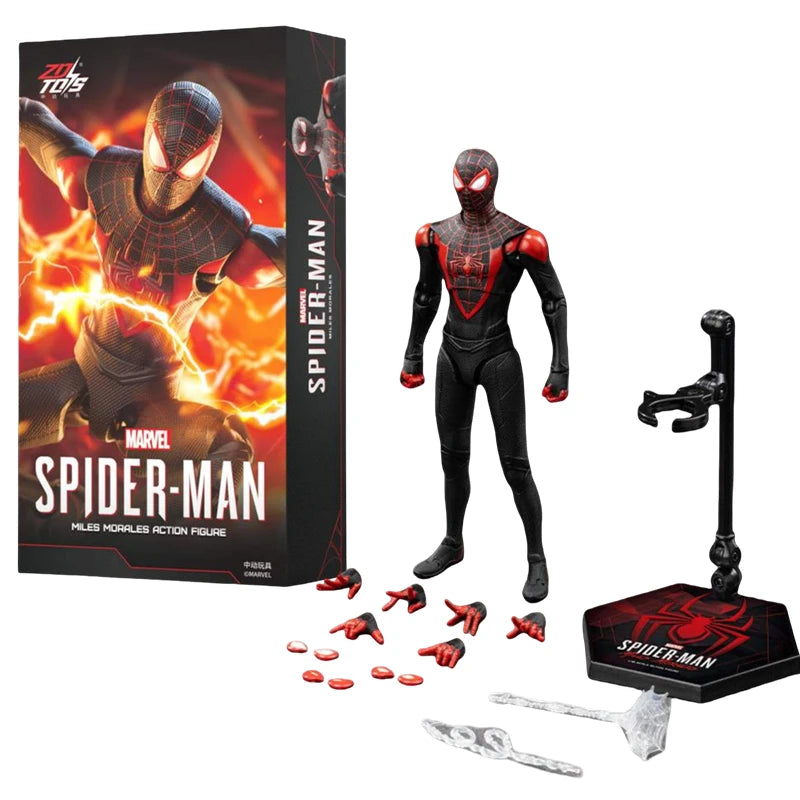 ZDTDS Original Spider Man Brand New Day PUNK SUIT Scarlet Spider 2099 ADVANCED SUIT 1/10 Marvel Action Figure Model Toy Gift
