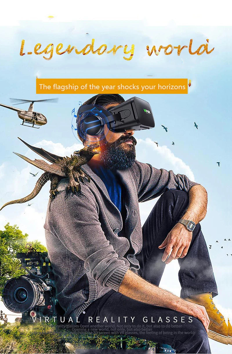 VR Glasses 3D Virtual Reality Headset