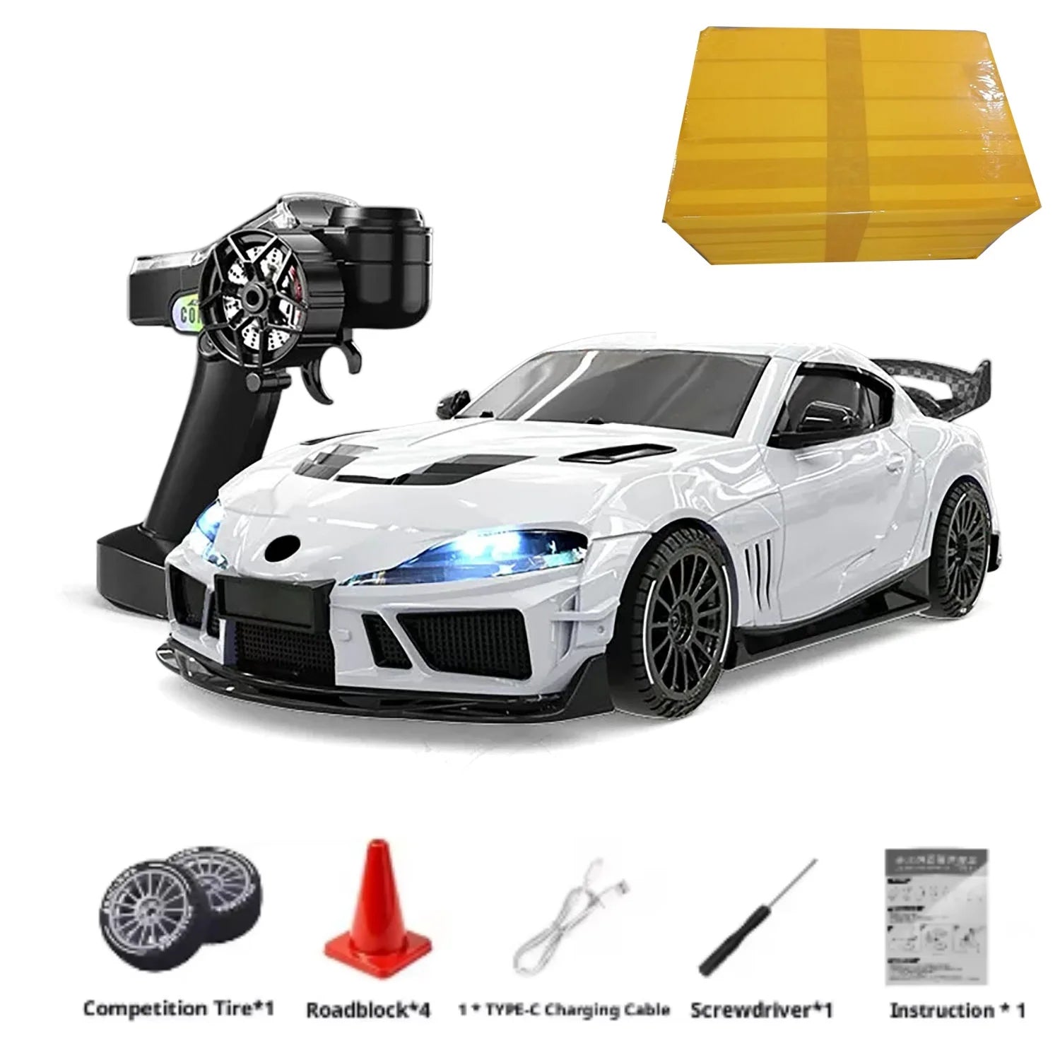 1/43 Supra 1087X Mini Simulation JXC RC Rc Drift Car Vehicle Model Control RTR Four-wheel Drive Modle For Adult Toys