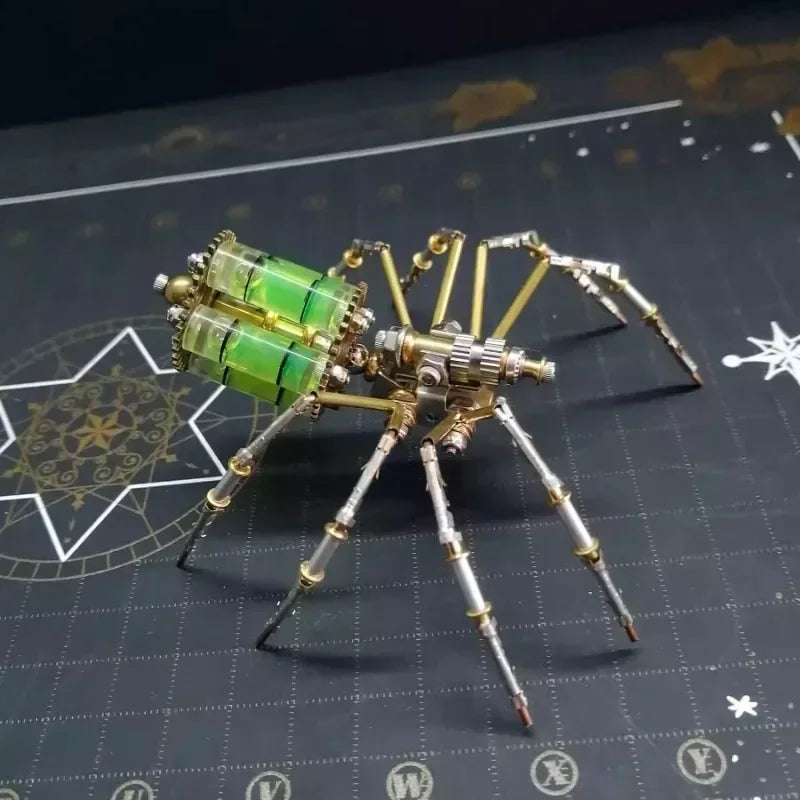 Mechanical Spider Metal Model 3D Kit  (Cyberpunk Insects)
