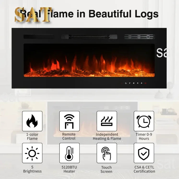 High-Gloss TV with LED Lighting