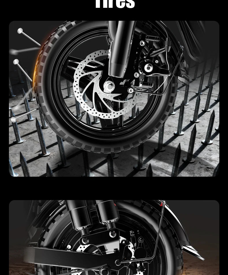 Ride comfortably on this electric scooter with weight-bearing pedals, a powerful 500W motor, and a waterproof lithium battery for a reliable and enjoyable commuting experience.