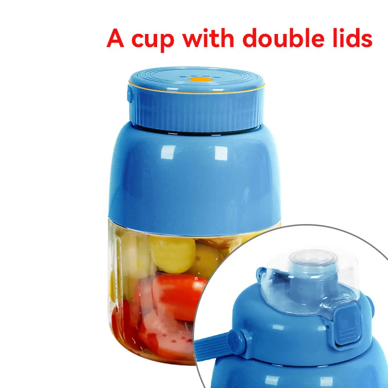 Portable Fruit Juicer Cup Y08 Multi-function Electric Travel Blender 10 Level Steel Knife Large Capacity Smoothie Quick Making