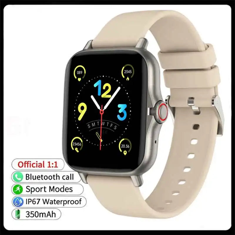 Stay stylish and connected with this versatile smartwatch designed for both men and women!