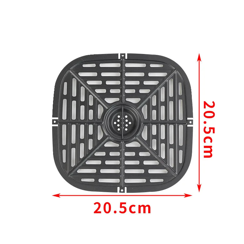 Air Fryer Basket Replacement Grill Air Pan for Power Dash Parts Crisper Plate Non-Stick Fry Pan Kitchen Airfryer Accessories