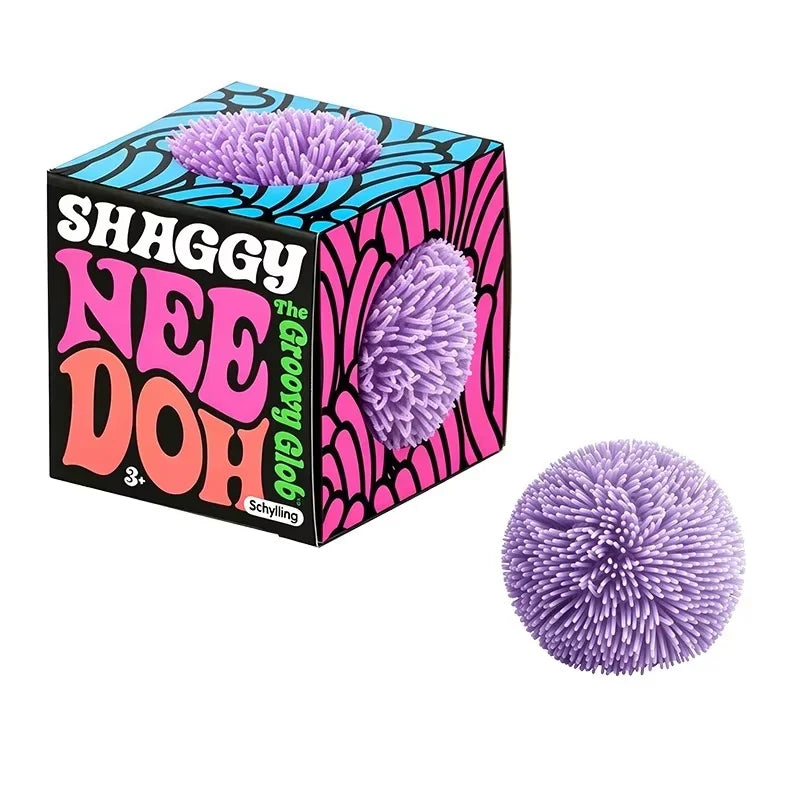 NeeDoh Fuzz Ball Blind Box Series Desktop Ornament Stress Relief Toys Suitable For People Under Pressure Fun Soft Stress Ball