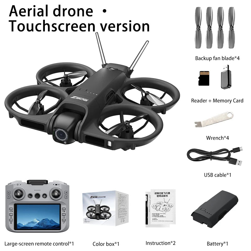 Original Z906 4K 8K Drone 5G Brushless Anti Drop Four Axis Long-Range Obstacle Avoidance Foldable Quadcopter RC GPS Dron