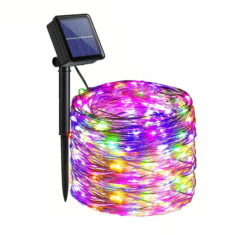 Brighten your outdoor space with these solar-powered fairy garden lights—waterproof with 8 lighting modes for magical ambiance all night long!