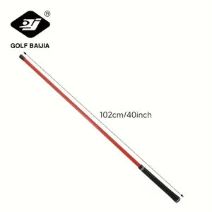 Golf Swing Power Stick - Red, Golf Strength Trainer Improves Flexibility, Rhythm, Balance and Power