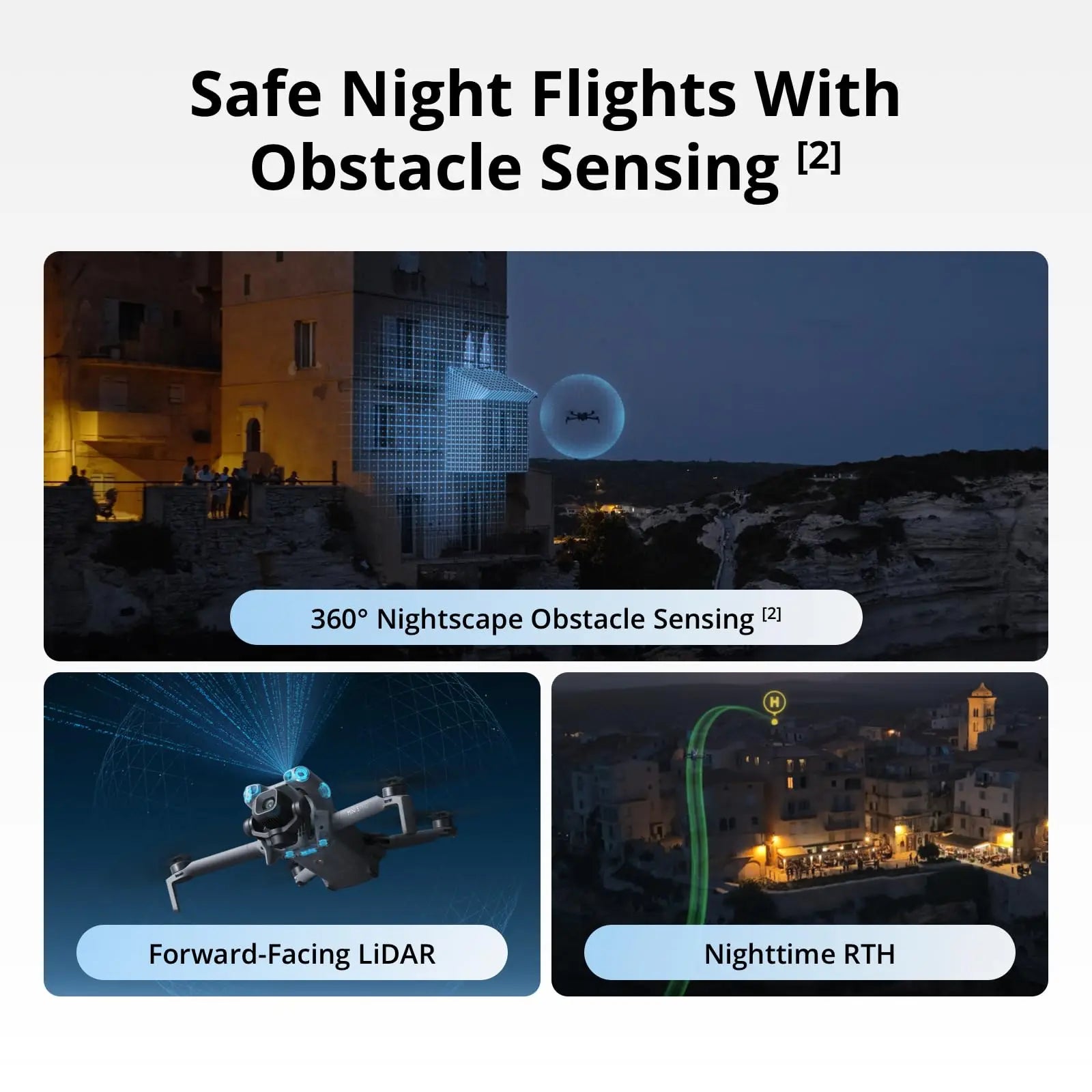 DJI Mini 5 Pro Fly More Combo Plus FPV Drone With Camera Strobe Light & Charger & Cleaning Kit Mini Drones 4k Professional Omnidirectional Obstacle Sensing ActiveTrack