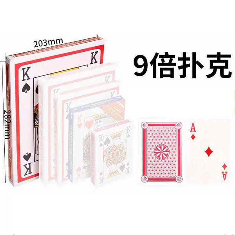 Giant Playing Cards Jumbo Oversized Novelty Gifts Carnival Birthday Wedding Night Party Company Team Building Games Prop