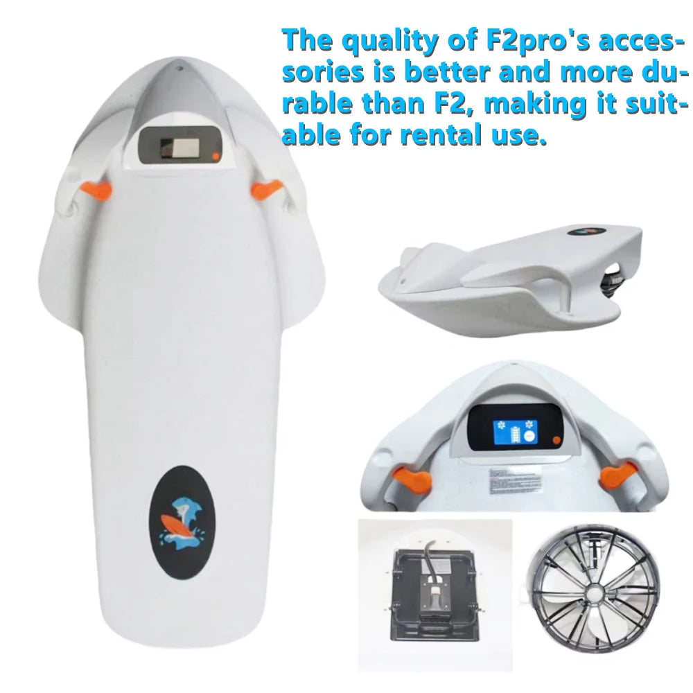 2025 F2 Jet Powered Electric Surfing Board Fast Speed Underwater Propeller Water Scooter Electric Surfboard for Watercraft
