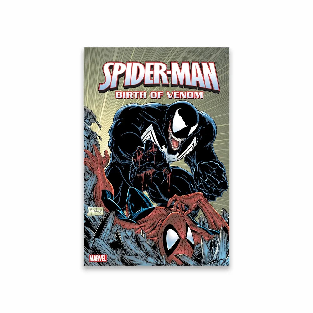 Retro Watercolor Poster  Venom Lethal Protector Graffiti Art Prints Spider Man Canvas Painting Wall Art Home Bedroom Decor