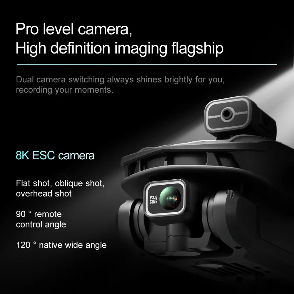 Lenovo V168 MAX Foldable RC Drone 5G GPS Positioning 8K Ultra HD Camera Brushless Motor Obstacle Avoidance Aerial Quadcopter