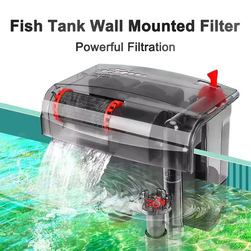 Aquarium Fish Tank Filter 3 in 1 Water Purification Circulation Pump Small Pump Silent Aeration Fish Tank Cleaning Tools
