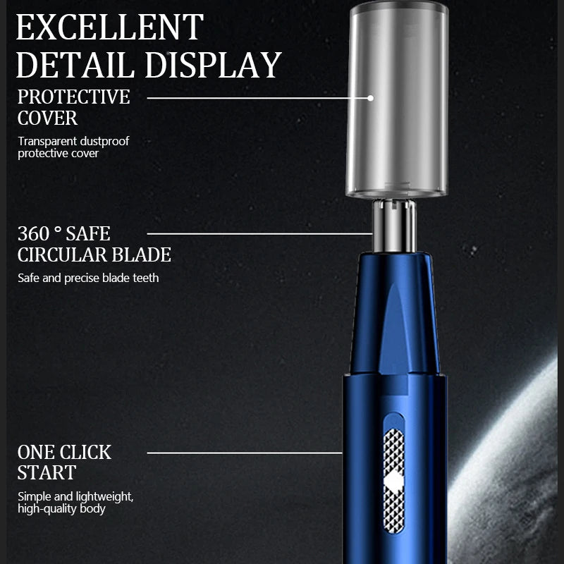 Electric Shaving Nose Ear Trimmer Safe Face Care Rechargeable Nose Hair Trimmer for Men Shaving Hair Removal Razor Beard