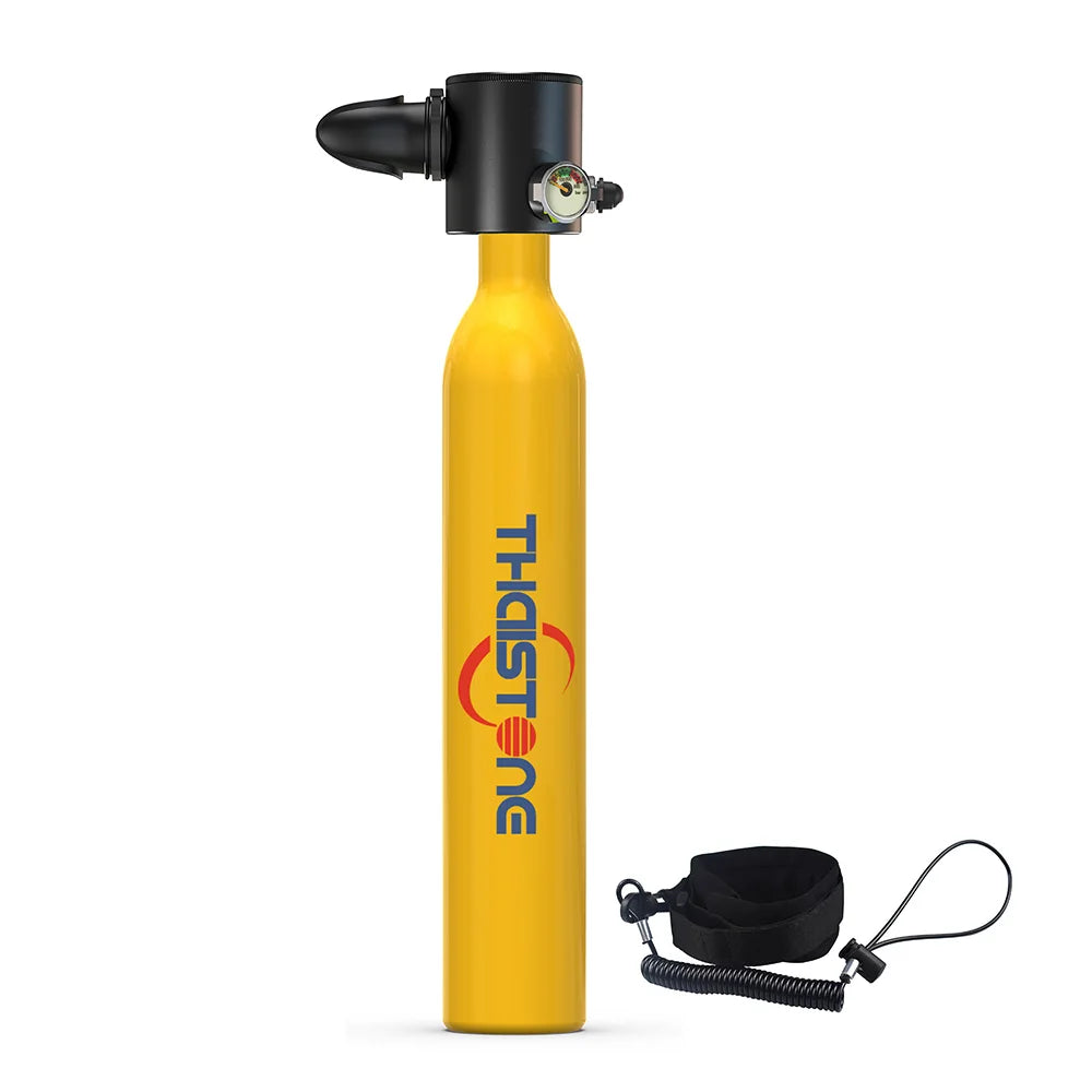 THAIITONEE-Mini Scuba Diving Tank, Underwater Swimming Swimmer, Cylinder Equipment, Dive Bottle, Oxygen, 0.5L, 5-10 Minutes